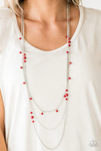 Load image into Gallery viewer, Laying The Groundwork - Red ♥ Necklace