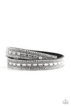 Load image into Gallery viewer, Shimmer and Sass Paparazzi Urban Double Wrap Bracelet - Black