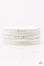 Load image into Gallery viewer, Dangerously Drama Queen Paparazzi Urban Bracelet - White