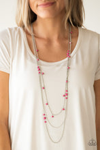 Load image into Gallery viewer, Laying The Groundwork Paparazzi Necklace - Pink