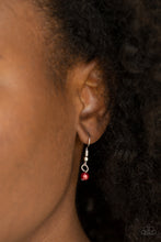 Load image into Gallery viewer, Romeo Romance Paparazzi Heart Necklace - Red