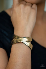 Load image into Gallery viewer, Paparazzi ♥ Under The SEQUINS - Gold ♥ Double Wrap Bracelet