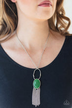 Load image into Gallery viewer, Dewy Desert Paparazzi Necklace - Green