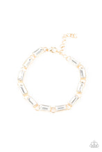 Load image into Gallery viewer, Irresistibly Icy Paparazzi Bracelet - Gold