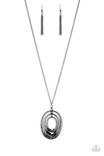 Load image into Gallery viewer, Dizzying Decor Paparazzi Necklace - Black Gunmetal