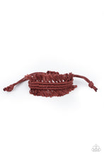 Load image into Gallery viewer, Make Yourself at HOMESPUN Paparazzi Urban Pull Cord Bracelet - Brown