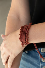 Load image into Gallery viewer, Make Yourself at HOMESPUN Paparazzi Urban Pull Cord Bracelet - Brown