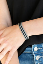 Load image into Gallery viewer, Show The Way Paparazzi Urban Leather Bracelet  - Silver