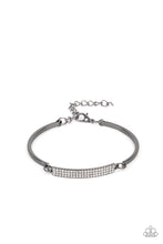 Load image into Gallery viewer, Showy Sparkle Paparazzi Bracelet - Black - Gunmetal