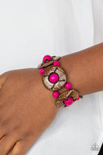 Load image into Gallery viewer, Island Adventure Paparazzi Bracelet - Pink
