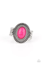 Load image into Gallery viewer, BADLANDS To The Bone Paparazzi Ring - Pink - Cracked Stone