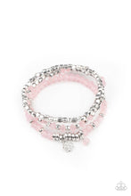 Load image into Gallery viewer, Glacial Glimmer Paparazzi Bracelet - Pink