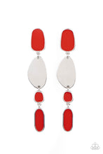 Load image into Gallery viewer, Deco By Design Paparazzi Earring - Red