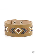 Load image into Gallery viewer, Cliff Glyphs Paparazzi Urban Leather Snap Bracelet - Multi