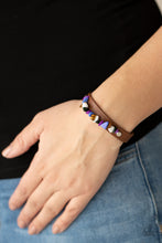 Load image into Gallery viewer, Pebble Paradise Paparazzi Leather Snap Bracelet - Mutli