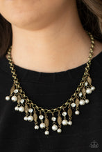 Load image into Gallery viewer, Cosmopolitan Couture Paparazzi Necklace - Brass
