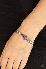 Load image into Gallery viewer, Stone Scrolls Paparazzi Bracelet - Purple - Cracked Stone