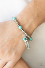 Load image into Gallery viewer, Whimsically Wanderlust Paparazzi Bracelet - Blue - Turquoise - Cracked Stone