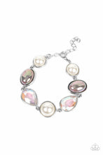 Load image into Gallery viewer, Nostalgically Nautical Paparazzi Bracelet - Silver - Iridescent