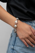 Load image into Gallery viewer, Nostalgically Nautical Paparazzi Bracelet - Silver - Iridescent