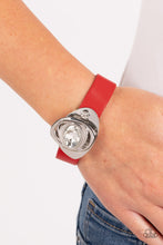 Load image into Gallery viewer, Pasadena Prairies Paparazzi Leather Bracelet - Red