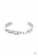 Load image into Gallery viewer, Starburst Shimmer Paparazzi Cuff Bracelet - Orange