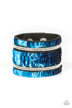Load image into Gallery viewer, MERMAID Service Paparazzi Flip Sequin Bracelet - Pink - Blue