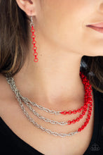 Load image into Gallery viewer, Turn Up The Volume - Red ♥ Necklace
