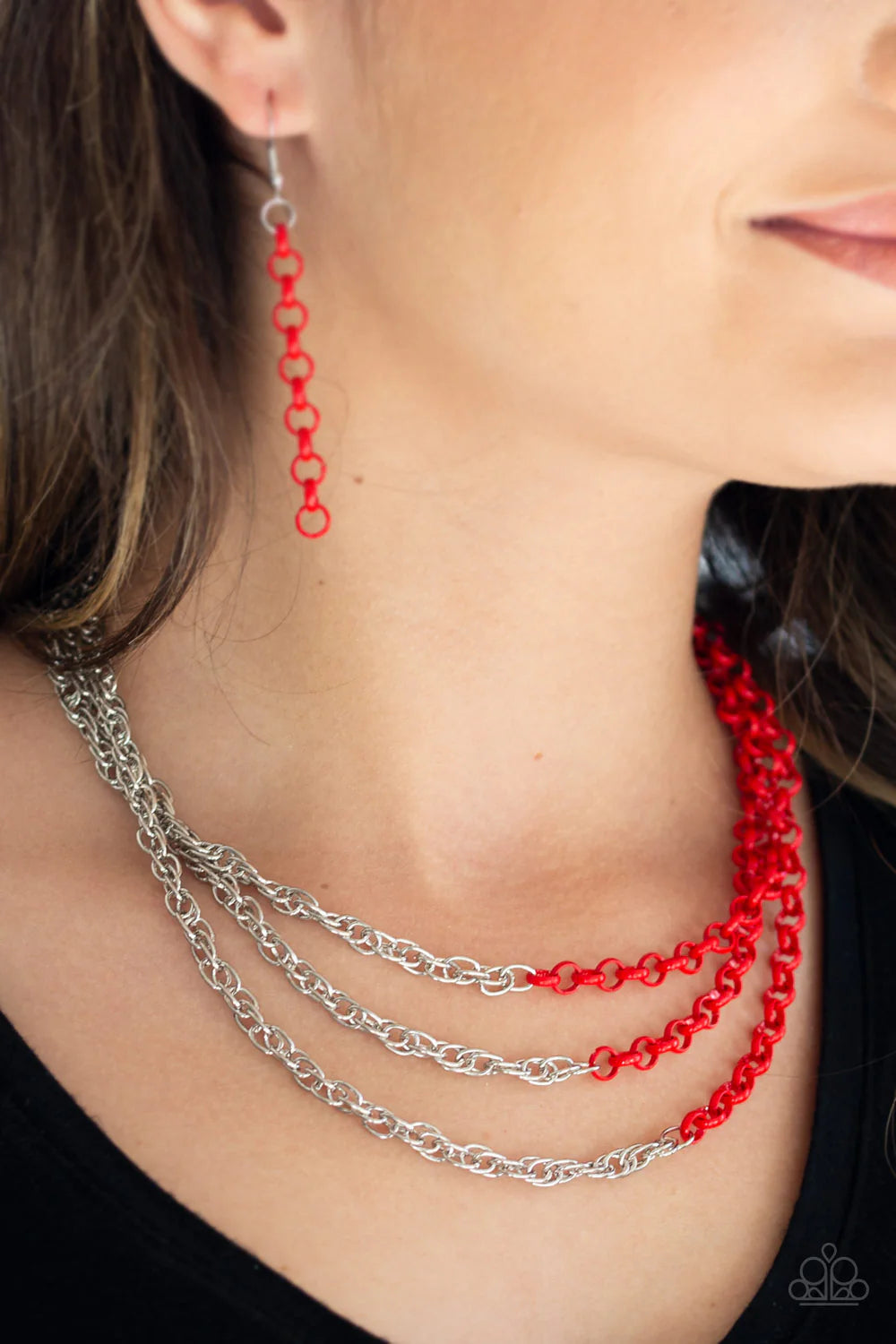 Turn Up The Volume - Red ♥ Necklace