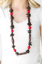 Load image into Gallery viewer, Paparazzi ♥ Cozumel Coast - Red ♥ Necklace
