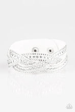 Load image into Gallery viewer, Bring On The Bling - White ♥ Bracelet
