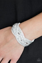 Load image into Gallery viewer, Bring On The Bling - White ♥ Bracelet
