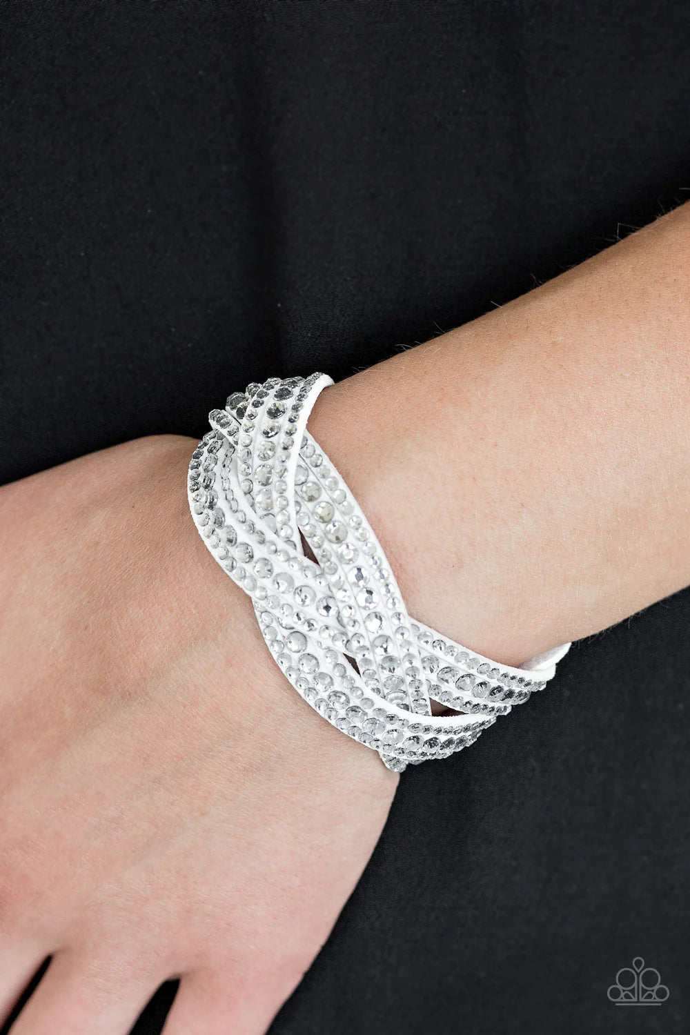 Bring On The Bling - White ♥ Bracelet
