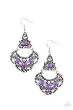 Load image into Gallery viewer, Paparazzi ♥ Garden State Glow - Purple ♥ Earrings
