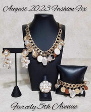 Load image into Gallery viewer, Paparazzi ♥ Fiercely 5th Avenue - Complete Trend Blend ♥ Fashion Fix Set August 2023
