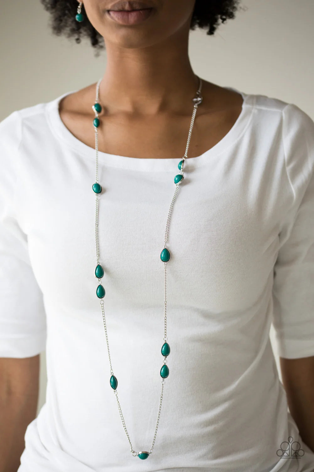 Pacific Piers - Green ♥ Necklace