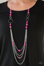 Load image into Gallery viewer, Bubbly Bright - Pink ♥ Necklace
