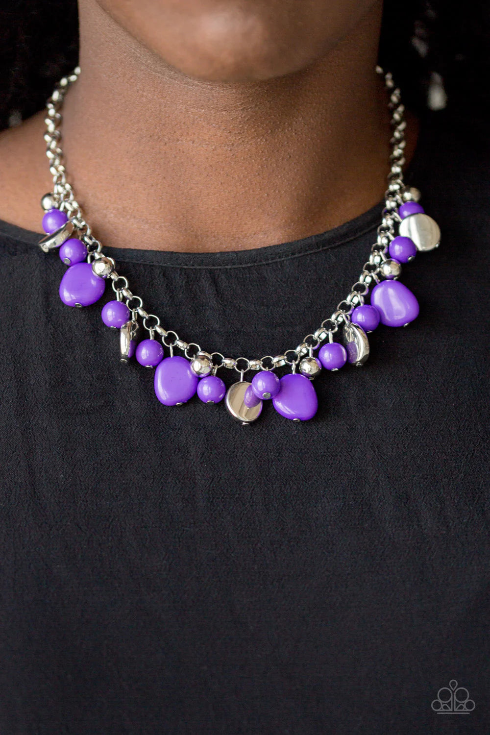 Paparazzi ♥ Flirtatiously Florida - Purple ♥ Necklace