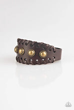 Load image into Gallery viewer, Urban Cowboy - Brown ♥ Leather Bracelet
