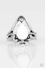 Load image into Gallery viewer, The Bold And The Bead-iful - White ♥ Ring
