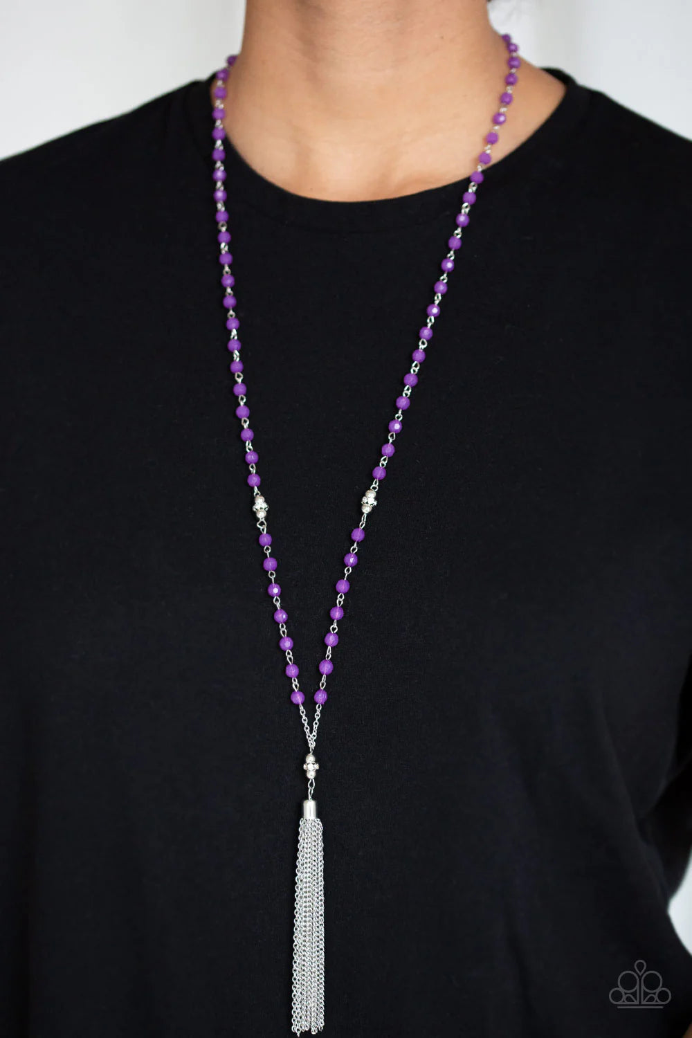 Tassel Takeover - Purple ♥ Necklace
