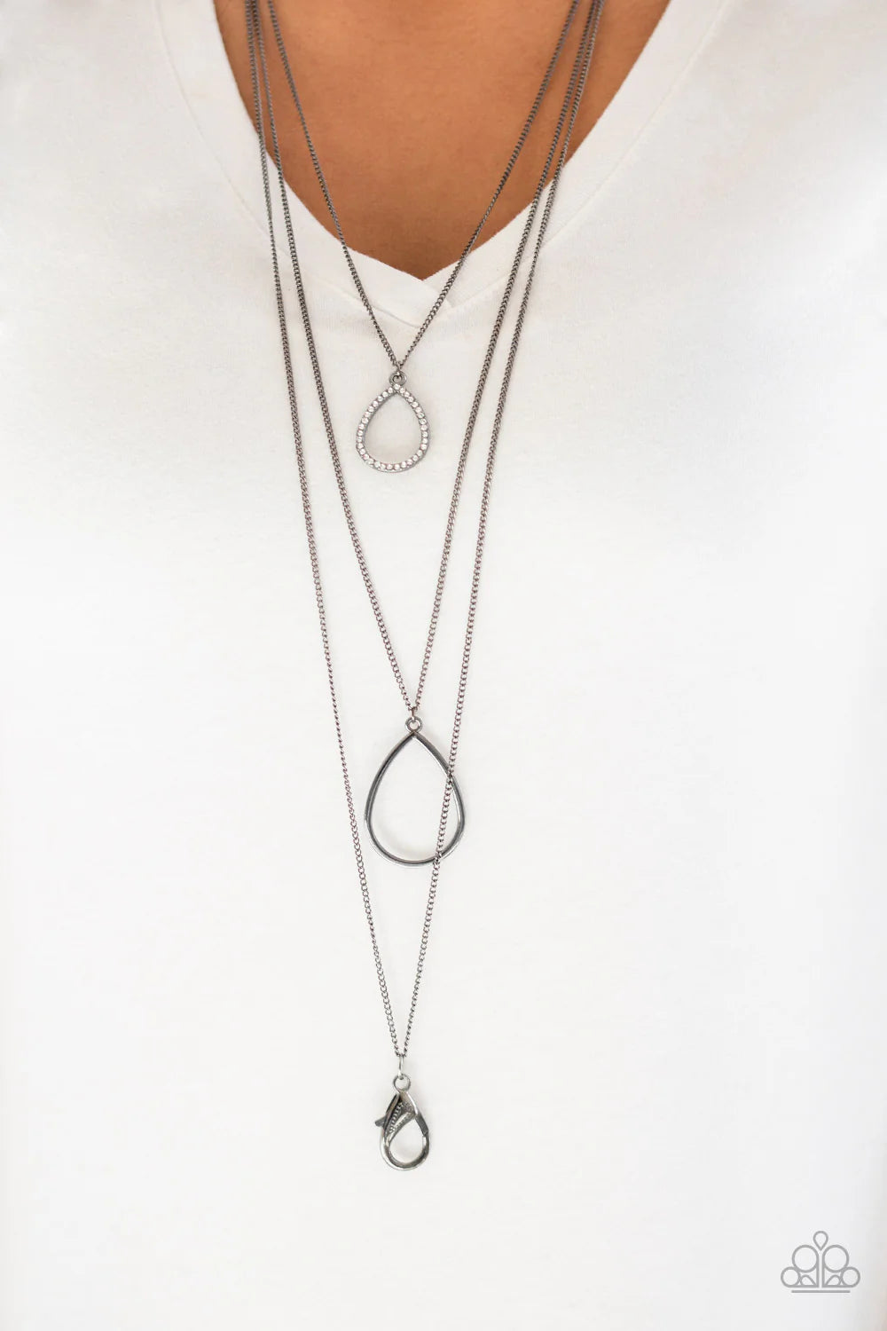 Make The World Sparkle - Black ♥ Lanyard