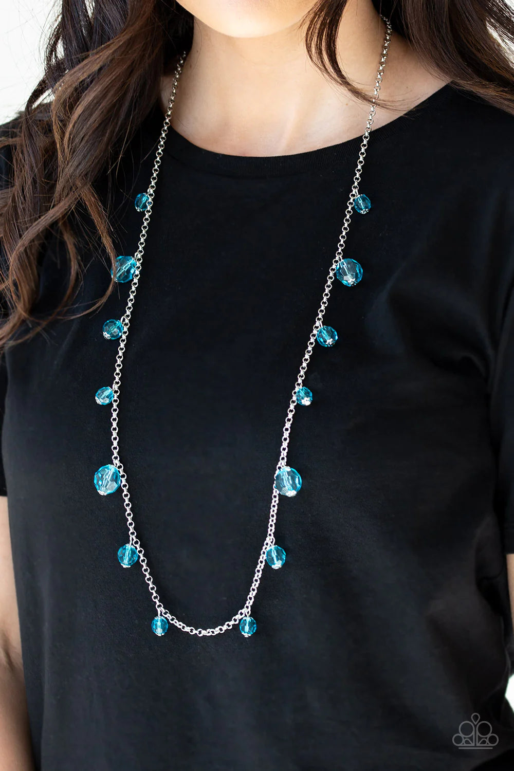 GLOW-Rider - Blue ♥ Necklace