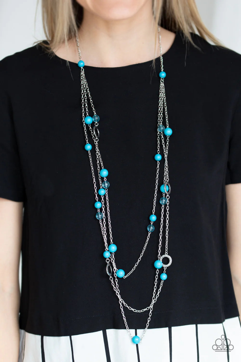 Paparazzi ♥ Brilliant Bliss - Blue ♥ Necklace