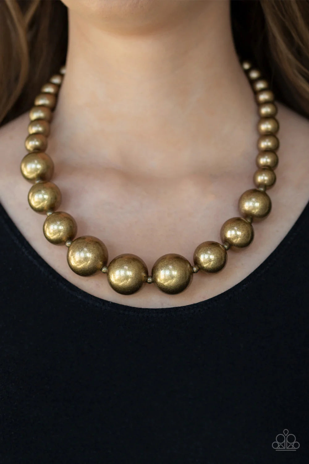 Paparazzi ♥ Living Up To Reputation - Brass ♥ Necklace