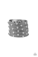 Load image into Gallery viewer, Paparazzi ♥ Sass Squad - Silver ♥ Leather Urban Bracelet
