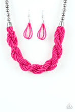 Load image into Gallery viewer, Savannah Surfin - Pink ♥ Necklace
