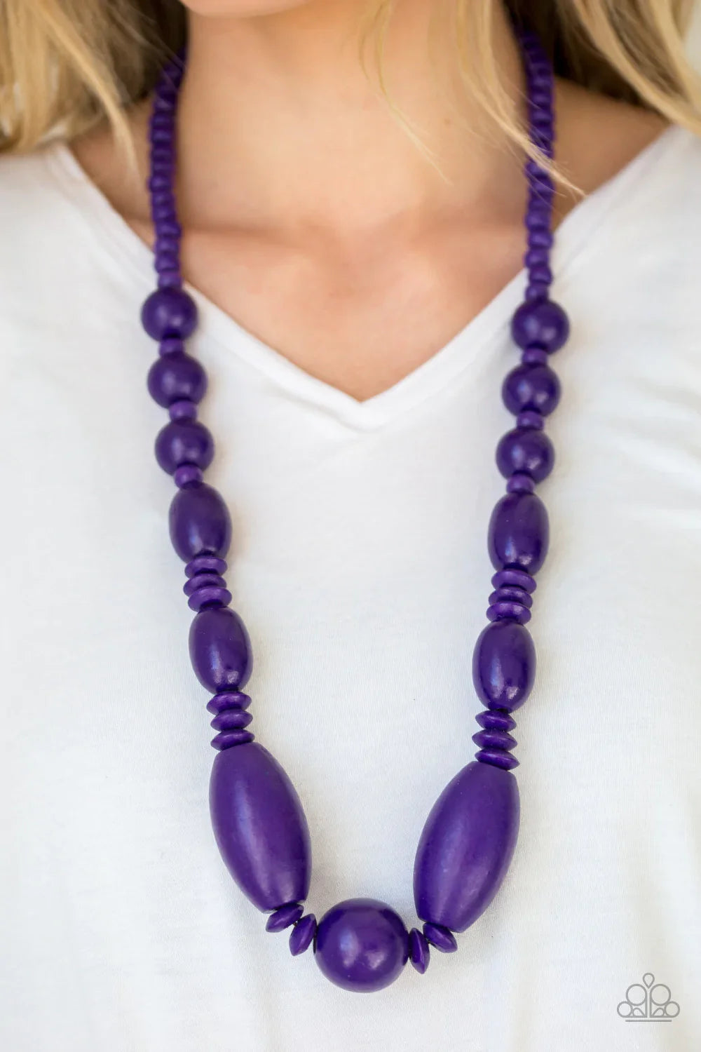 Paparazzi ♥ Summer Breezin - Purple ♥ Necklace