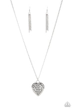 Load image into Gallery viewer, Paparazzi ♥ Victorian Valentine - Silver ♥ Necklace
