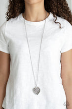 Load image into Gallery viewer, Paparazzi ♥ Victorian Valentine - Silver ♥ Necklace

